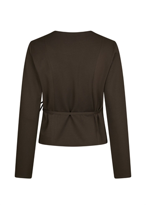 Simmi bluse Dark Brown Neo Noir 